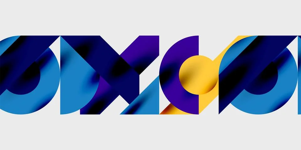 Vibrant abstract background circles with smooth gradients, creating a dynamic 스톡 일러스트