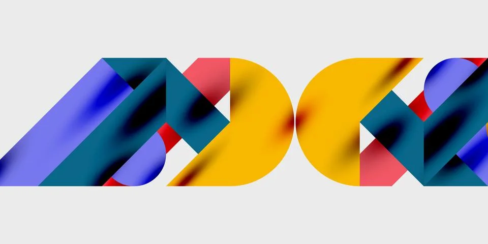 Vibrant abstract background circles with smooth gradients, creating a dynamic 스톡 일러스트