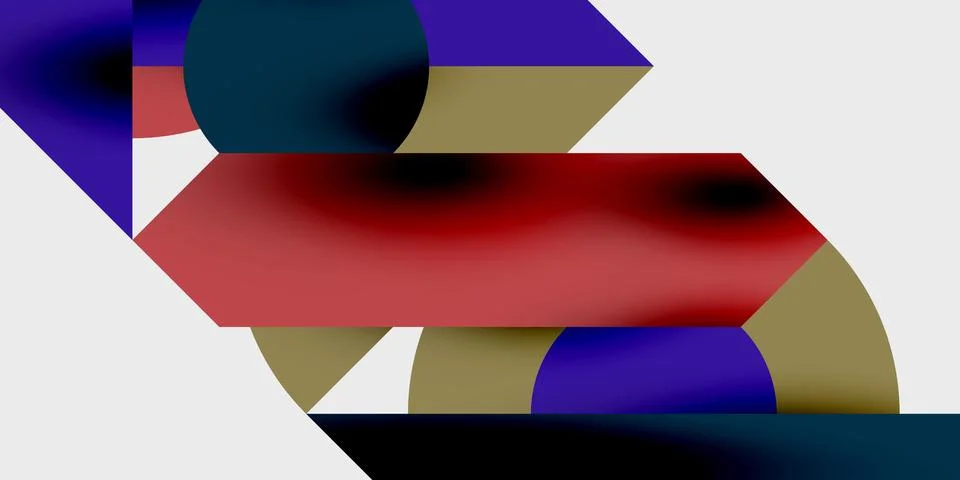 Vibrant abstract background circles with smooth gradients, creating a dynamic 스톡 일러스트