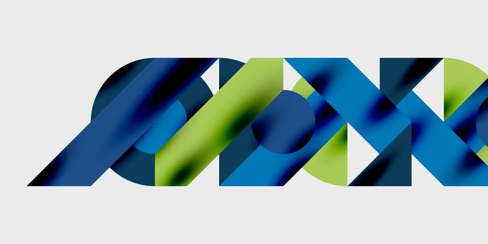 Vibrant abstract background circles with smooth gradients, creating a dynamic Illustrazione stock