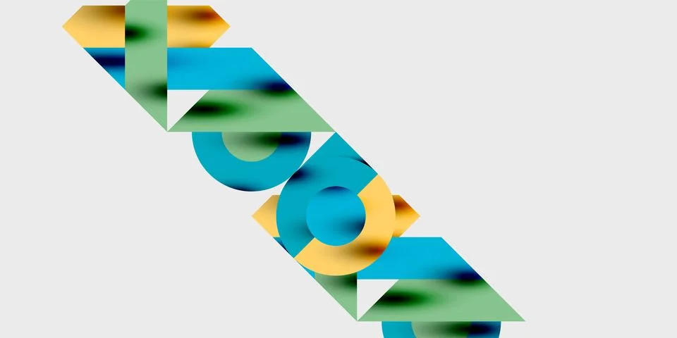 Vibrant abstract background circles with smooth gradients, creating a dynamic 스톡 일러스트