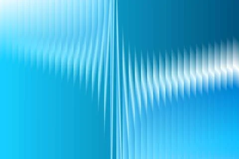 Vibrant Abstract Background with Cyan Blue Gradient and Central Liquid Wave.. 스톡 일러스트