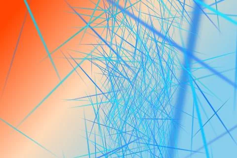 Vibrant abstract background with dynamic blue line patterns Stock Illustration