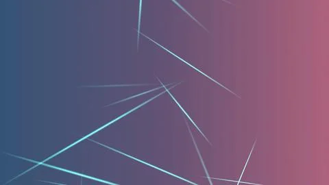 Vibrant abstract background with dynamic blue lines on purple gradient Stock Illustration