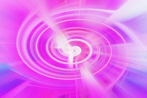 Vibrant abstract background with dynamic pink and purple spiral light Stock Illustration