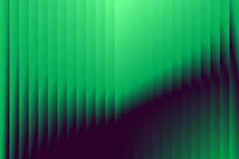Vibrant Abstract Background with Emerald Green Gradient, Vertical Striped Illustrazione stock