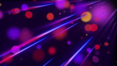 Vibrant abstract background featuring glowing neon light streaks and shimmering 스톡 동영상 335670481