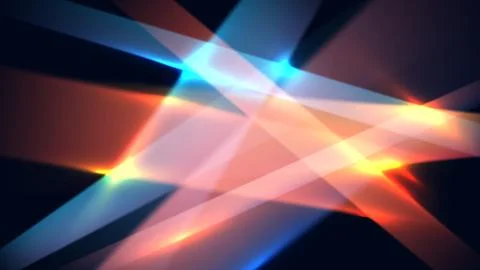 Vibrant abstract background featuring intersecting blue and orange geometri.. Stockillustratie