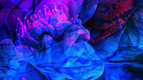 Vibrant abstract background featuring swirling blue and purple line patterns 스톡 일러스트