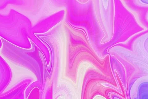 Vibrant abstract background with flowing liquid pink and purple gradients Stock Illustration