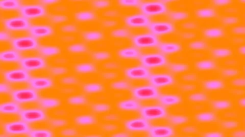 Vibrant abstract background of flowing orange liquid waves and coral gradient Stock Footage 340378448