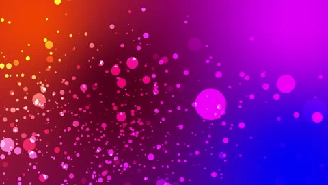 Vibrant abstract background with glowing bokeh particles Stock-Footage 340436451
