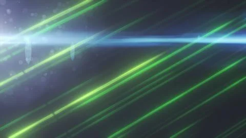 Vibrant abstract background with glowing green and blue diagonal light stre.. 스톡 일러스트