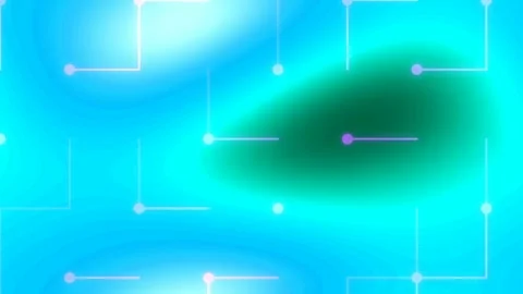 Vibrant abstract background with glowing neon lines and digital connection .. Stock Footage 336162932