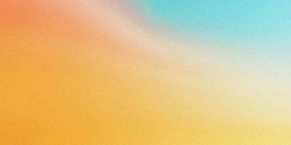 A vibrant abstract background with a gradient of orange, yellow, and blue hue Ilustración de archivo