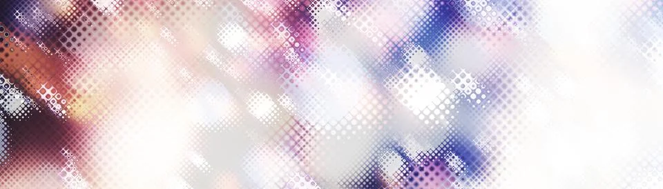 Vibrant abstract background with halftone dots, soft gradient colors blendi.. Stock Illustration