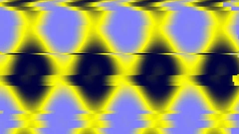 Vibrant abstract background with interlocking geometric waves in yellow and.. Stock Footage 340380036