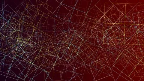 Vibrant abstract background with intersecting lines and shapes Illustrazione stock