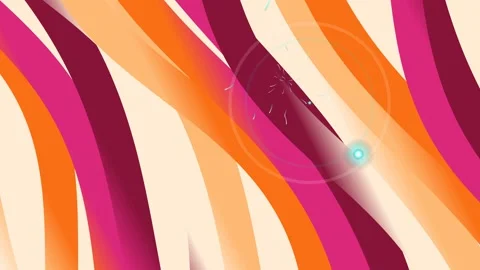 Vibrant Abstract Background with Moving Stripes. Stock Footage 330955855