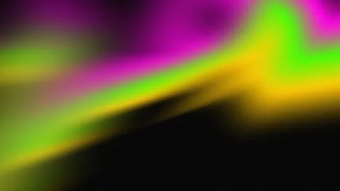 Vibrant abstract background with neon gradient waves blending pink, green Stock Illustration