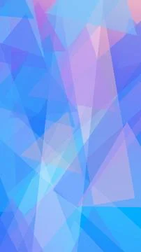 A vibrant abstract background of overlapping triangle facets creates a calm.. Stockillustratie