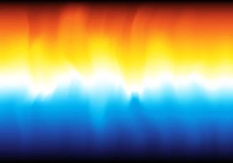 Vibrant abstract background showing a clash of fire and ice with glowing oran 스톡 일러스트