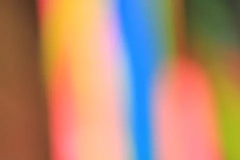 Vibrant abstract background with soft rainbow gradients, blurry colorful ligh Stock Illustration