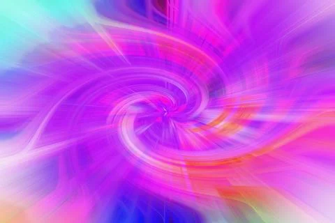 Vibrant abstract background with swirling light trails in magenta purple Stock Illustration