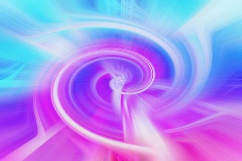 Vibrant abstract background with swirling light patterns in neon pink Illustrazione stock