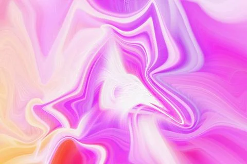 Vibrant abstract background with swirling liquid lines and waves in shades イラスト素材