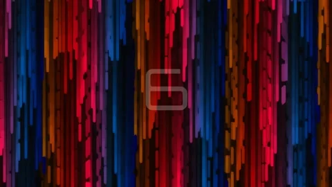 Vibrant abstract background of vertical color stripes and dynamic number ni.. Stock Footage 342207408