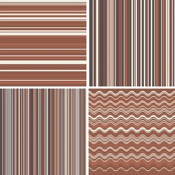 Vibrant abstract backgrounds collection featuring colorful stripes, geometric Stock Illustration
