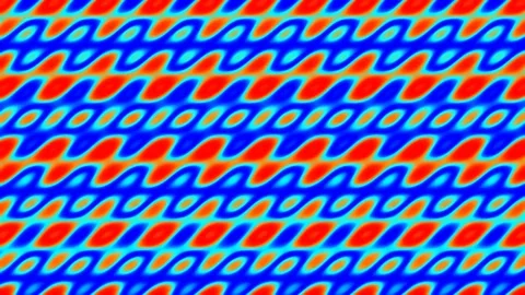Vibrant Abstract Blue and Orange Wave Pattern Background Design Element Stock Footage 341056066