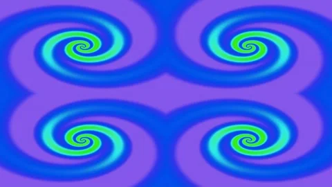 Vibrant abstract blue swirl background looping graphic design element Stock Footage 339495289