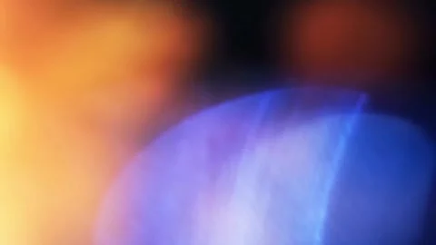 Vibrant Abstract Blur: Blue and Orange Blended Lightscape Kaleidoscope 스톡 동영상 341917645