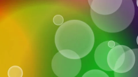 Vibrant Abstract Bokeh Circles on Gradient Background Loop Stock Footage 331352744