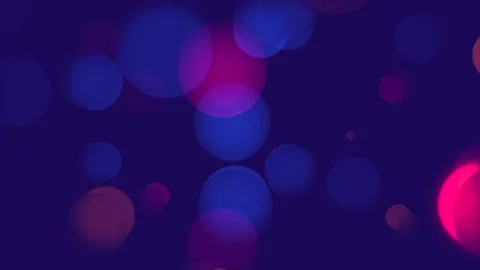 Vibrant Abstract Bokeh Light Effects in Deep Purple and Blue Hues Captured .. Vídeo Stock 341926526