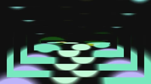 Vibrant Abstract Bokeh Motion with Geometric Shutter Video stock 330847242