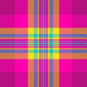 Vibrant abstract checkered pattern. A bright and bold plaid design perfect .. Stockillustratie