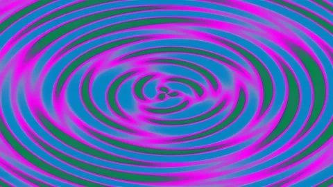 Vibrant abstract circular wave background with fluid motion and hypnotic en.. Stock Footage 341058254