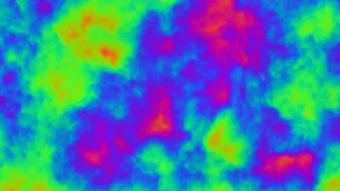 Vibrant Abstract Color Clouds Seamless Loop Stock Footage 340593026
