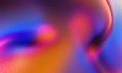 Vibrant Abstract Color Gradient Background With Soft Blur Neon Hues And Dre.. Stock Illustration