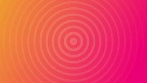 Vibrant abstract colorful concentric circle patterns with dynamic backgroun.. Stock Footage 312990903