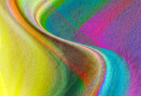 Vibrant Abstract Colorful Gradient Background With Smooth Organic Texture A.. Stock Illustration
