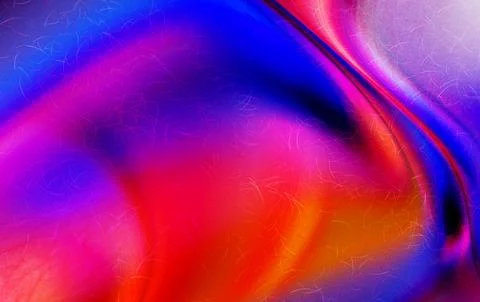 Vibrant Abstract Colorful Gradient Background With Fluid Neon Waves And Smo.. Stock Illustration