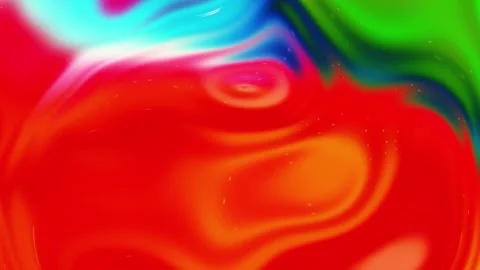 Vibrant Abstract Colorful Waves with Red Green Blue Fluid Dynamics and Harm.. Stock Footage 341781635