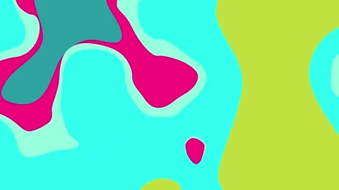 Vibrant abstract colors create dynamic movement for modern eye-catching visuals Stock Footage 321608963