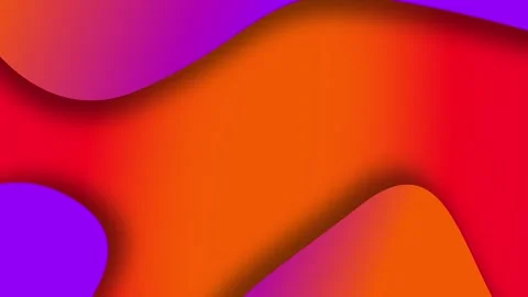 Vibrant Abstract Composition With Bold Colors and Flowing Shapes Stock Footage 341781541