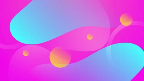 Vibrant abstract composition with colorful shapes and intricate geometric Stock Footage 311612218