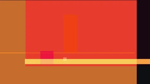 A vibrant abstract composition featuring a harmonious blend of orange, red,.. Stock Footage 335441190